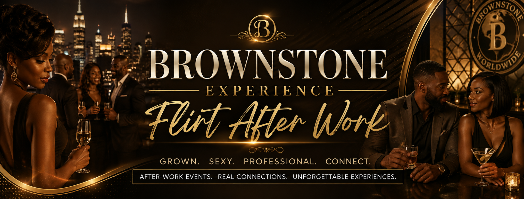 Brownstone Experience — Flirt After Work. Grown. Sexy. Professional. Connect.