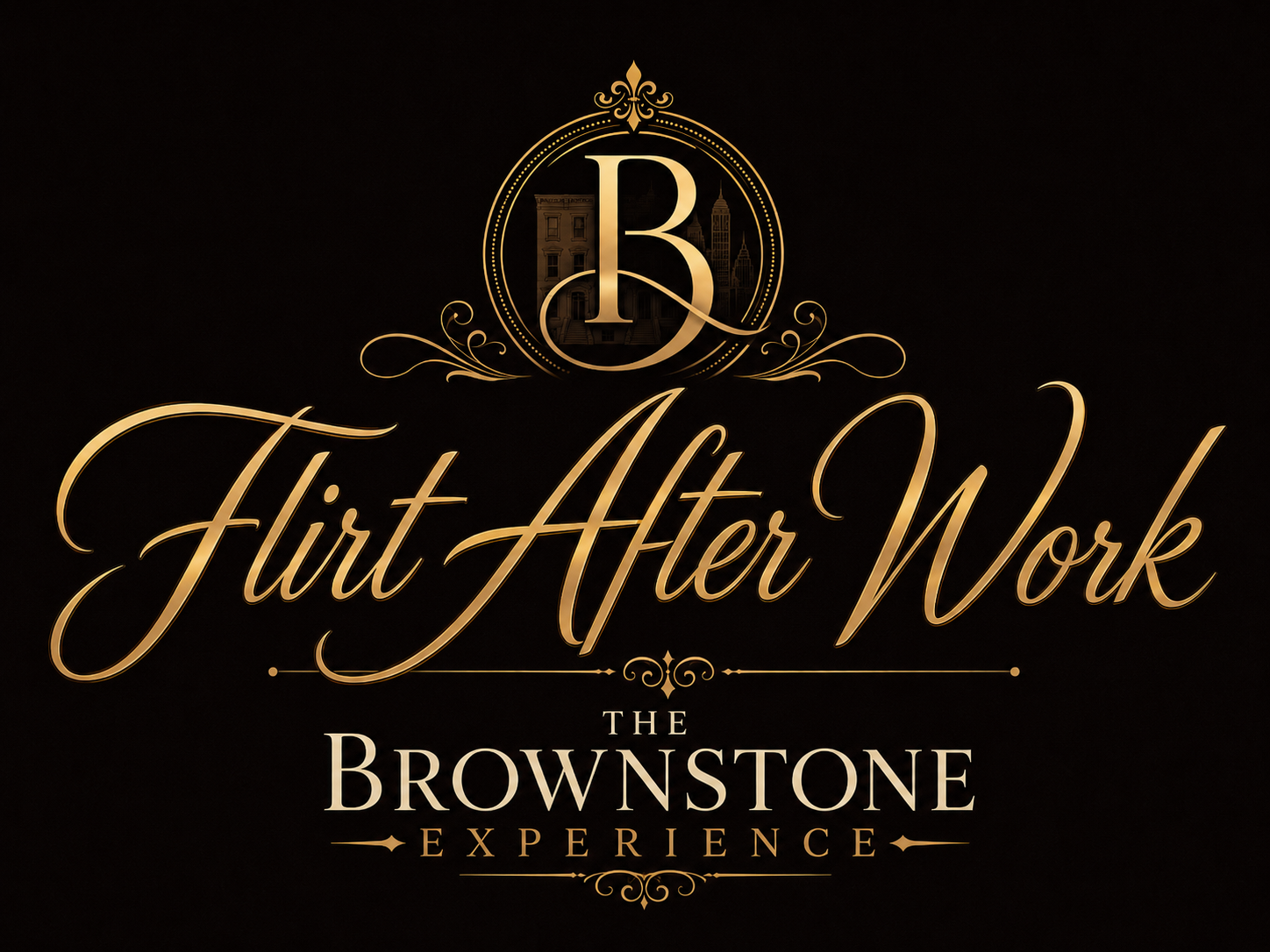 Flirt After Work — The Brownstone Experience logo